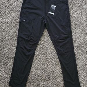Savage Tac Black Cargo Pants with Graphic Logo